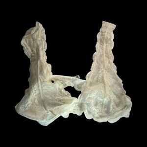 Free People Intimately FP Lace Bralette Ivory XL NWT